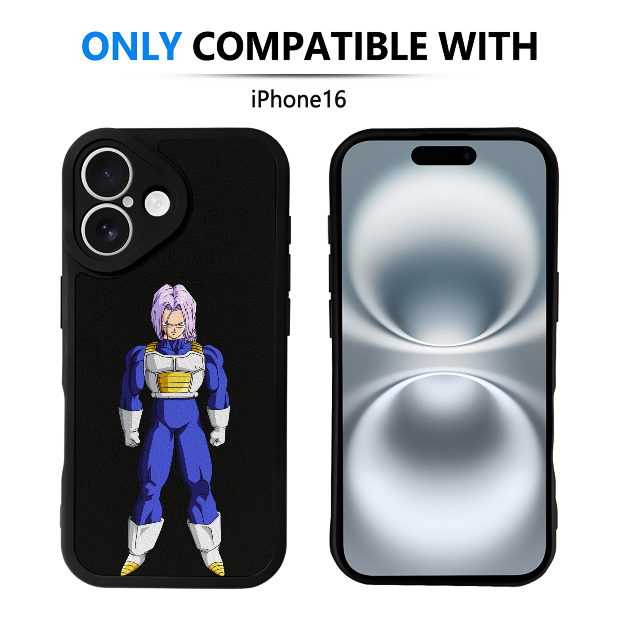 （画像用） ドラゴンボール DRAGON BALL 【iPhone 16シリーズ対応】シリコンスマホケース（レザー調） 材質：シリコン